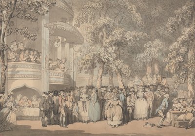 Jardines de Vauxhall de Thomas Rowlandson